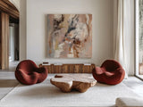 Old Barn Door by Silvia Vassileva. Shown as extra-large giant wall art in a modern living room. Available as an archival giclee rolled canvas, fine art paper, or poster print. SKU 73225a.