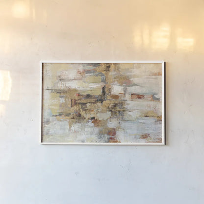 Old Bridge Reminiscence by Silvia Vassileva. shown as a paper print in a white frame. Available as a archival giclee rolled canvas, fine art paper, or poster print. SKU 22458i.