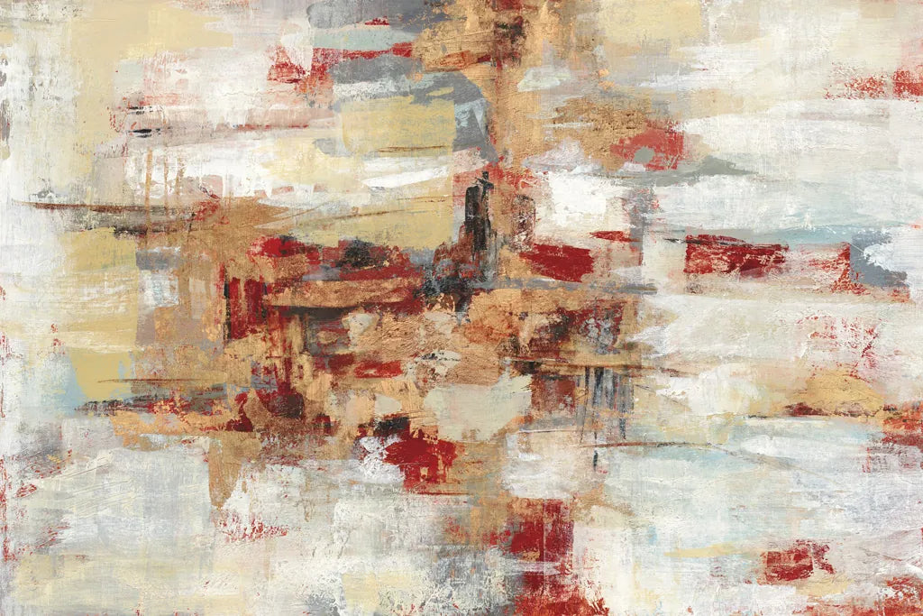 Old Bridge Reminiscence Red by Silvia Vassileva. SKU 55991i. Archival Giclee Fine art print for wall decor.