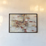 Old Bridge Reminiscence Red by Silvia Vassileva. shown as a paper print in a black flame. Available as a archival giclee rolled canvas, fine art paper, or poster print. SKU 55991i.