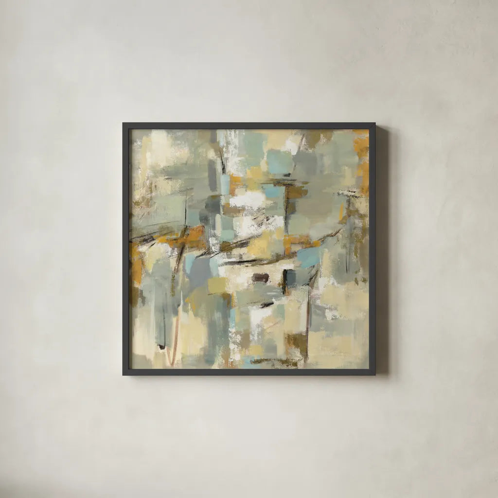 Old Port by Silvia Vassileva. Shown in a sleek black glass frame for a contemporary gallery look. Available as an archival giclee rolled canvas, fine art paper, or poster print. SKU 54373a.