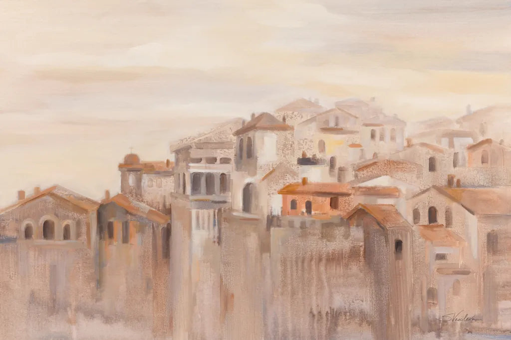 Old Town Italy by Silvia Vassileva. SKU 89699i. Archival Giclee Fine art print for wall decor.