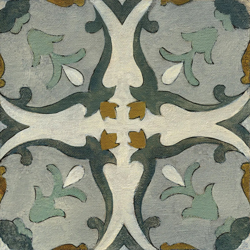 Old World Tile III by Silvia Vassileva. SKU 58094a. Archival Giclee Fine art print for wall decor.