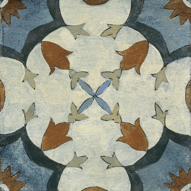 Old World Tile V by Silvia Vassileva. SKU 58096a. Archival Giclee Fine art print for wall decor.