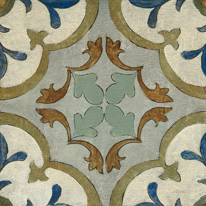 Old World Tile VIII by Silvia Vassileva. SKU 58099a. Archival Giclee Fine art print for wall decor.