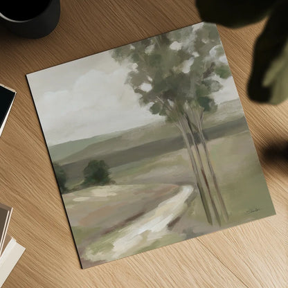 Olive Trees Crop by Silvia Vassileva. Shown as a detailed flat fine art print, highlighting archival giclee quality. Available as an archival giclee rolled canvas, fine art paper, or poster print. SKU 79213a.