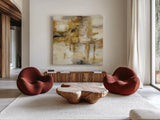 On the Bridge by Silvia Vassileva. Shown as extra-large giant wall art in a modern living room. Available as an archival giclee rolled canvas, fine art paper, or poster print. SKU 21928a.