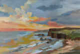Pacific Coast Sunset by Silvia Vassileva. SKU 104243i. Archival Giclee Fine art print for wall decor.