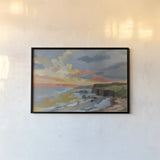 Pacific Coast Sunset by Silvia Vassileva. shown as a paper print in a black flame. Available as a archival giclee rolled canvas, fine art paper, or poster print. SKU 104243i.