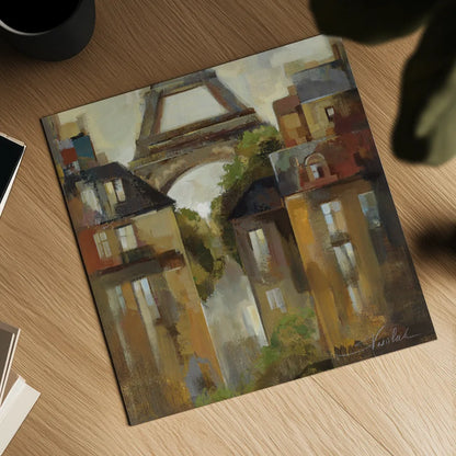 Paris - Late Summer I by Silvia Vassileva. Shown as a detailed flat fine art print, highlighting archival giclee quality. Available as an archival giclee rolled canvas, fine art paper, or poster print. SKU 3791a.