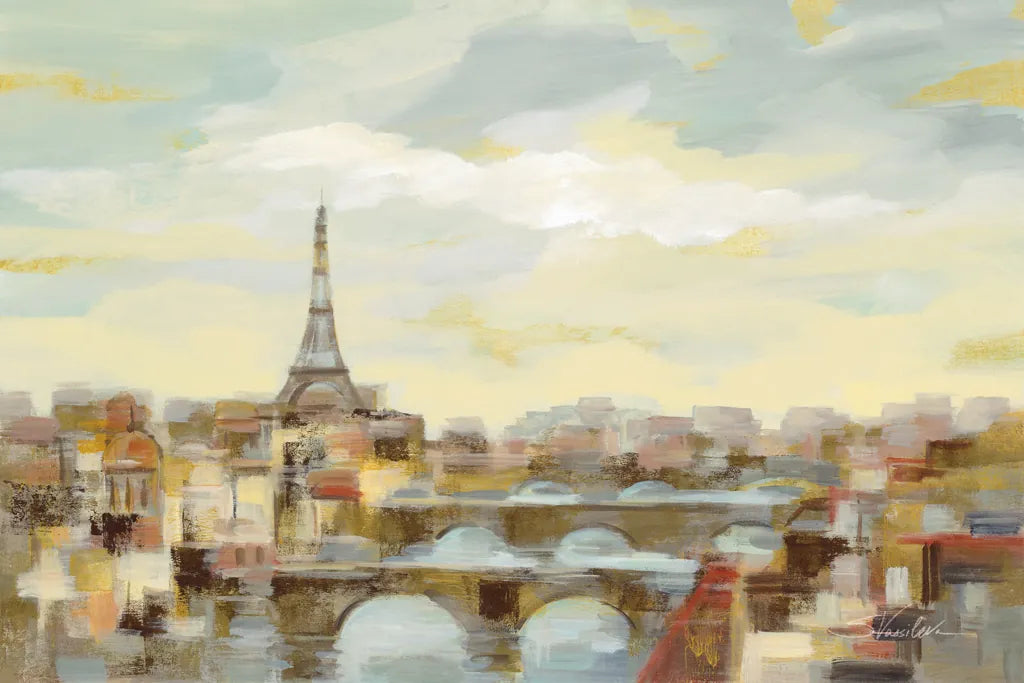 Paris Afternoon by Silvia Vassileva. SKU 70484i. Archival Giclee Fine art print for wall decor.