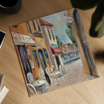 Parisian Diary II by Silvia Vassileva. Shown as a detailed flat fine art print, highlighting archival giclee quality. Available as an archival giclee rolled canvas, fine art paper, or poster print. SKU 9722a.