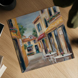 Parisian Diary IV by Silvia Vassileva. Shown as a detailed flat fine art print, highlighting archival giclee quality. Available as an archival giclee rolled canvas, fine art paper, or poster print. SKU 9724a.