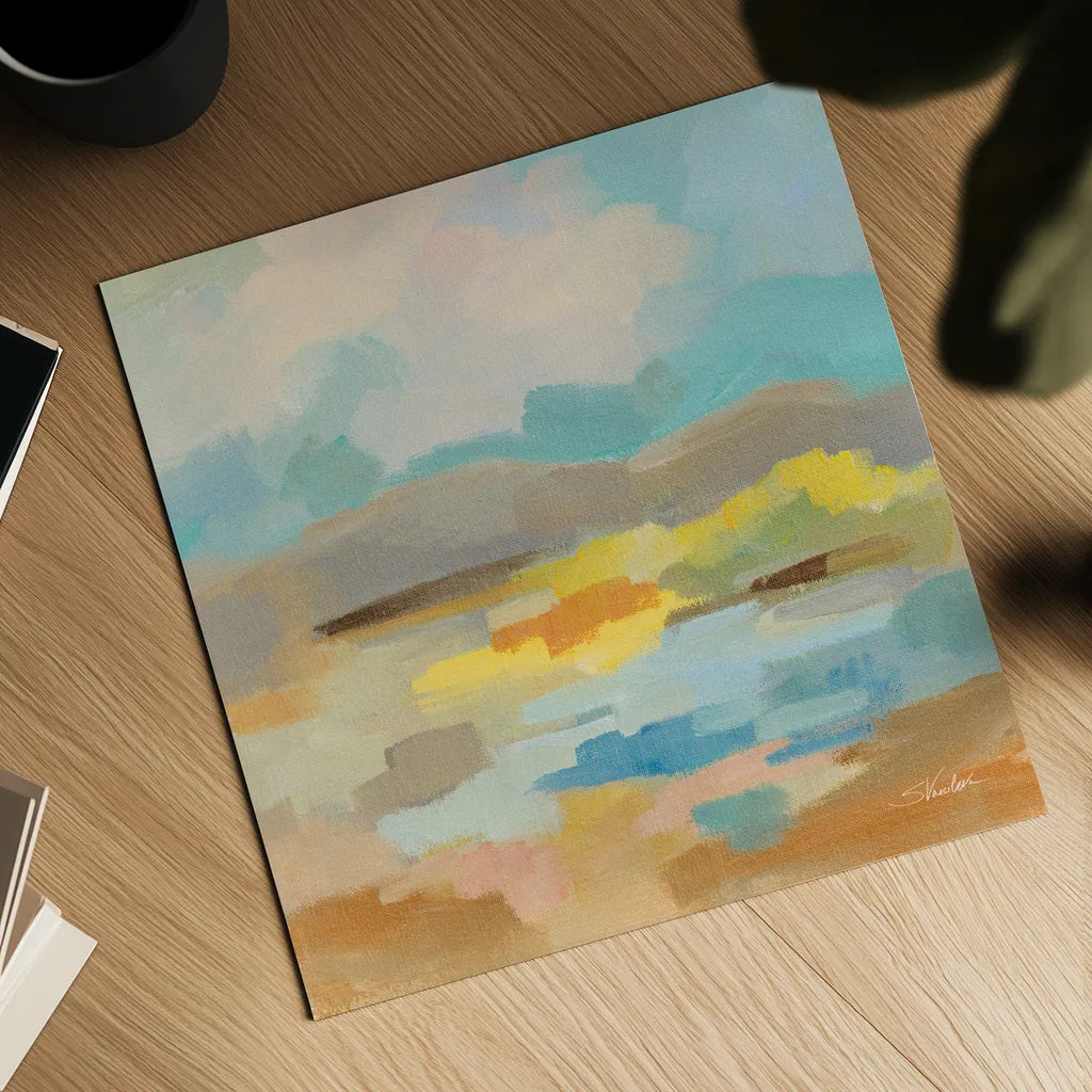 Pastel Cloud II by Silvia Vassileva. Shown as a detailed flat fine art print, highlighting archival giclee quality. Available as an archival giclee rolled canvas, fine art paper, or poster print. SKU 84806a.