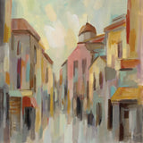 Pastel Street II by Silvia Vassileva. SKU 70143a. Archival Giclee Fine art print for wall decor.