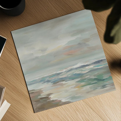 Pastel Tide by Silvia Vassileva. Shown as a detailed flat fine art print, highlighting archival giclee quality. Available as an archival giclee rolled canvas, fine art paper, or poster print. SKU 70144a.