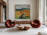 Path by Silvia Vassileva. Shown as extra-large giant wall art in a modern living room. Available as an archival giclee rolled canvas, fine art paper, or poster print. SKU 94421a.