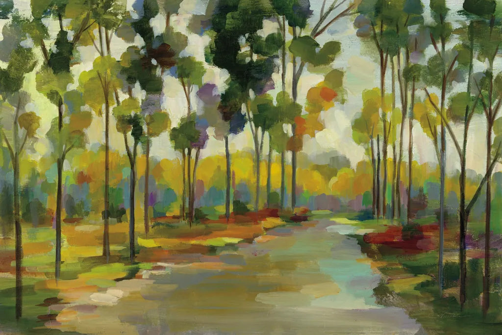 Path in the Forest by Silvia Vassileva. SKU 46658i. Archival Giclee Fine art print for wall decor.