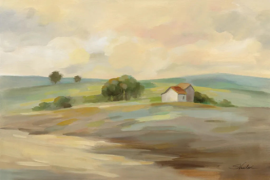 Path to the Farm by Silvia Vassileva. SKU 70145i. Archival Giclee Fine art print for wall decor.