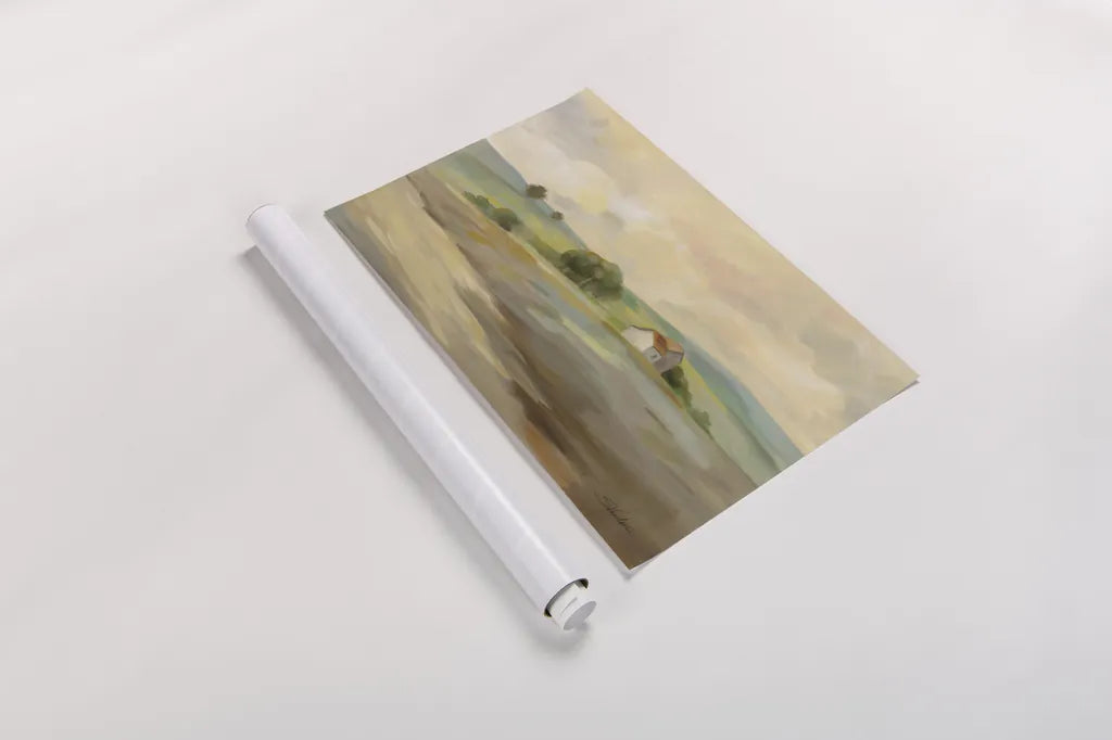 Path to the Farm by Silvia Vassileva. shown as a rolled paper print. Available as archival giclee rolled canvas, fine art paper, or poster print. SKU 70145i.