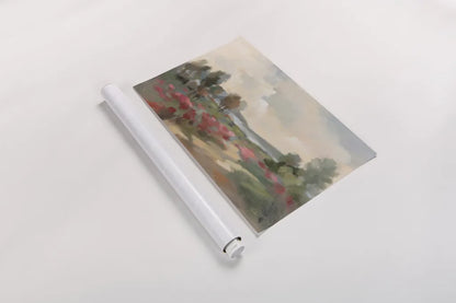 Path to the Lake by Silvia Vassileva. shown as a rolled paper print. Available as archival giclee rolled canvas, fine art paper, or poster print. SKU 86938i.