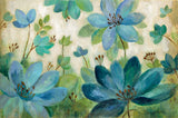 Peacock Bloom by Silvia Vassileva. SKU 23509i. Archival Giclee Fine art print for wall decor.