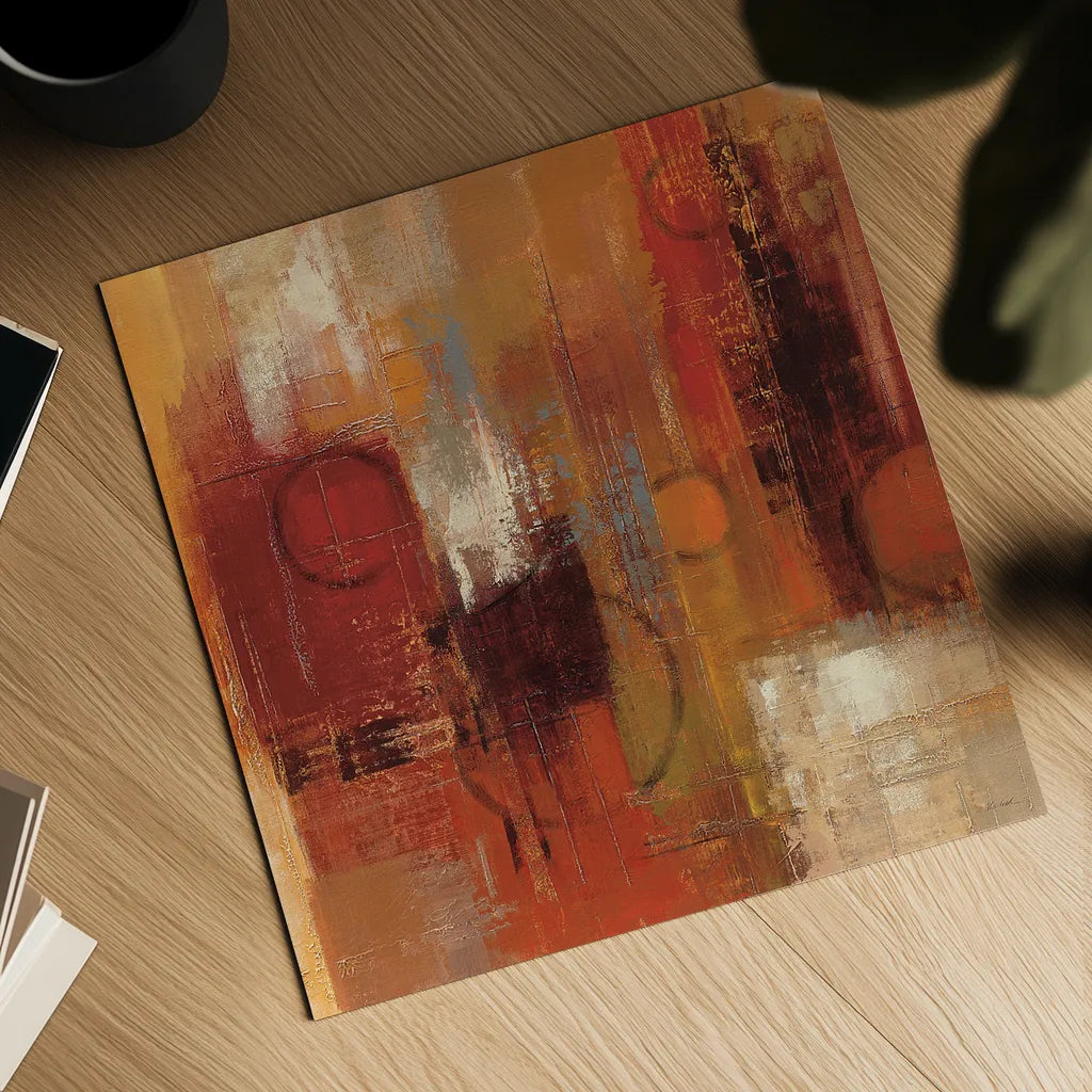 Pentatonic Crop by Silvia Vassileva. Shown as a detailed flat fine art print, highlighting archival giclee quality. Available as an archival giclee rolled canvas, fine art paper, or poster print. SKU 11673a.