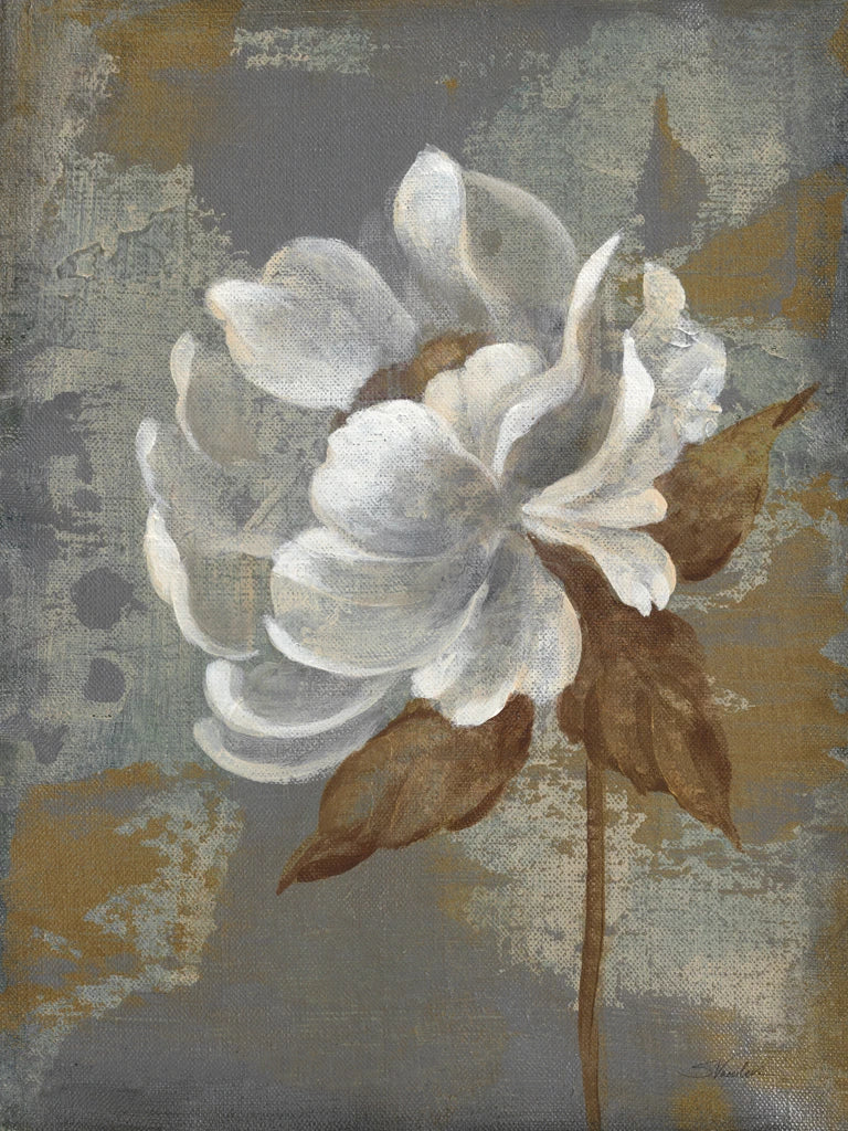 Peony Tile II Dark by Silvia Vassileva