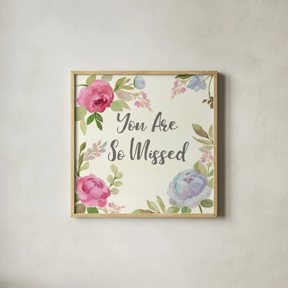 Petals and Blossoms II Missed by Silvia Vassileva. Shown in a natural wood glass frame for a timeless modern aesthetic. Available as an archival giclee rolled canvas, fine art paper, or poster print. SKU 52510a.