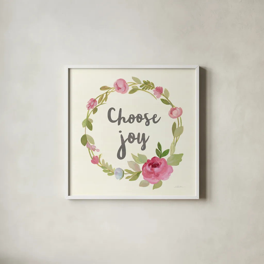 Petals and Blossoms III by Silvia Vassileva. Shown in a crisp white glass frame for a clean and minimalist style. Available as an archival giclee rolled canvas, fine art paper, or poster print. SKU 46115a.