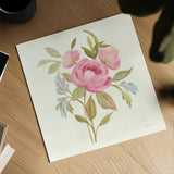 Petals and Blossoms IV by Silvia Vassileva. Shown as a detailed flat fine art print, highlighting archival giclee quality. Available as an archival giclee rolled canvas, fine art paper, or poster print. SKU 46116a.