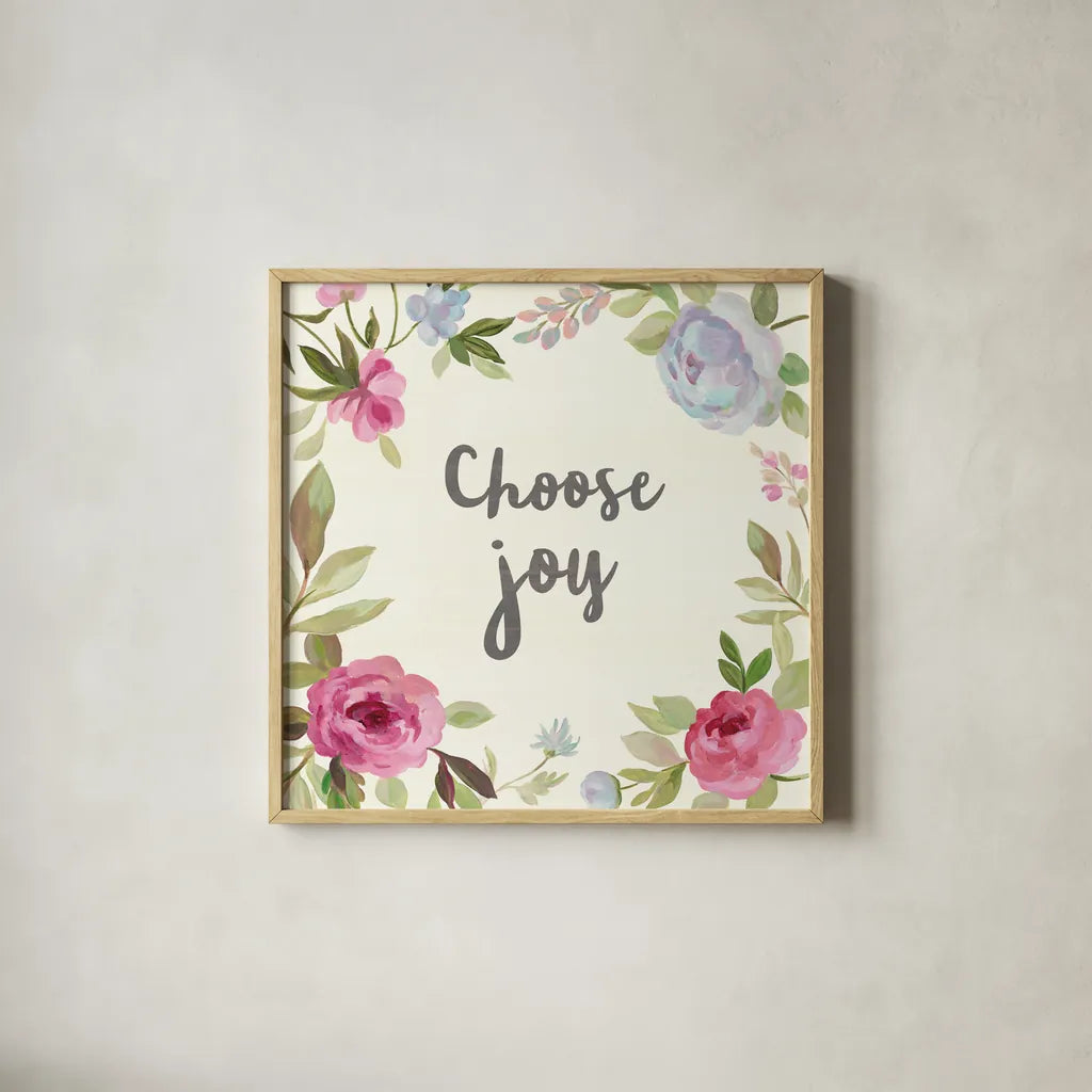 Petals and Blossoms VIII by Silvia Vassileva. Shown in a natural wood glass frame for a timeless modern aesthetic. Available as an archival giclee rolled canvas, fine art paper, or poster print. SKU 46399a.