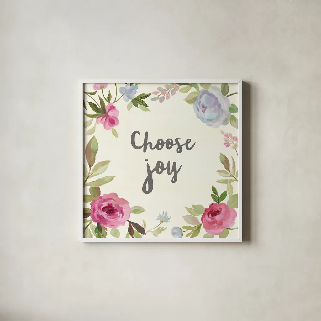 Petals and Blossoms VIII by Silvia Vassileva. Shown in a crisp white glass frame for a clean and minimalist style. Available as an archival giclee rolled canvas, fine art paper, or poster print. SKU 46399a.