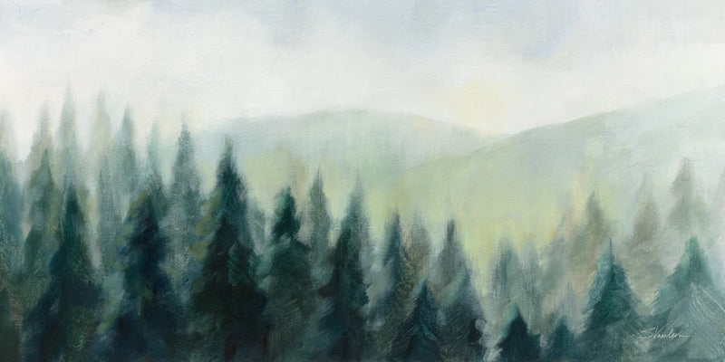 Pines in the Mist by Silvia Vassileva