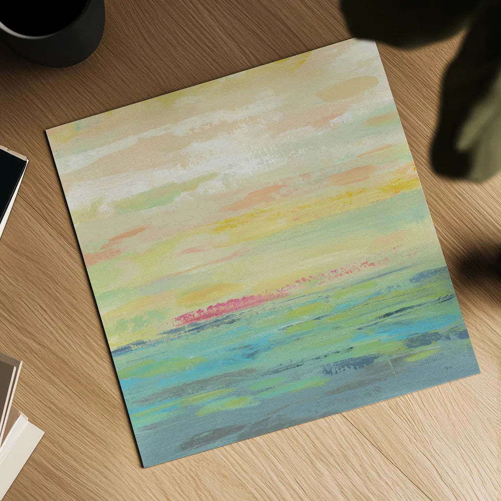 Pink Clouds I by Silvia Vassileva. Shown as a detailed flat fine art print, highlighting archival giclee quality. Available as an archival giclee rolled canvas, fine art paper, or poster print. SKU 50284a.