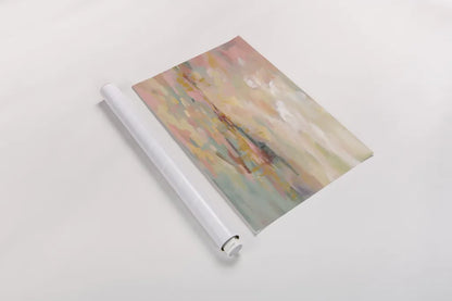 Pink Waves by Silvia Vassileva. shown as a rolled paper print. Available as archival giclee rolled canvas, fine art paper, or poster print. SKU 37338i.