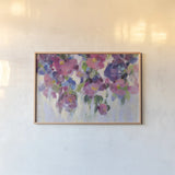Pink and Blue I Crop by Silvia Vassileva. shown as a paper print in a natural frame. Available as a archival giclee rolled canvas, fine art paper, or poster print. SKU 21899i.