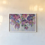 Pink and Blue I Crop by Silvia Vassileva. shown as a paper print in a white frame. Available as a archival giclee rolled canvas, fine art paper, or poster print. SKU 21899i.