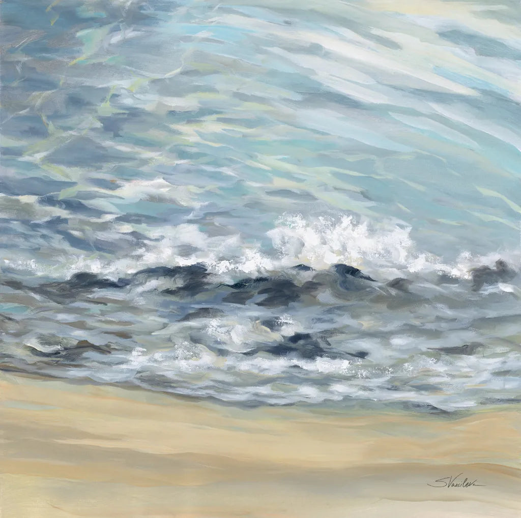 Playful Wave by Silvia Vassileva. SKU 72294a. Archival Giclee Fine art print for wall decor.