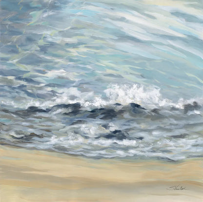 Playful Wave by Silvia Vassileva. SKU 72294a. Archival Giclee Fine art print for wall decor.