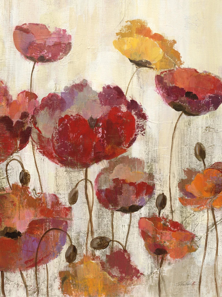 Poppies in the Rain III by Silvia Vassileva