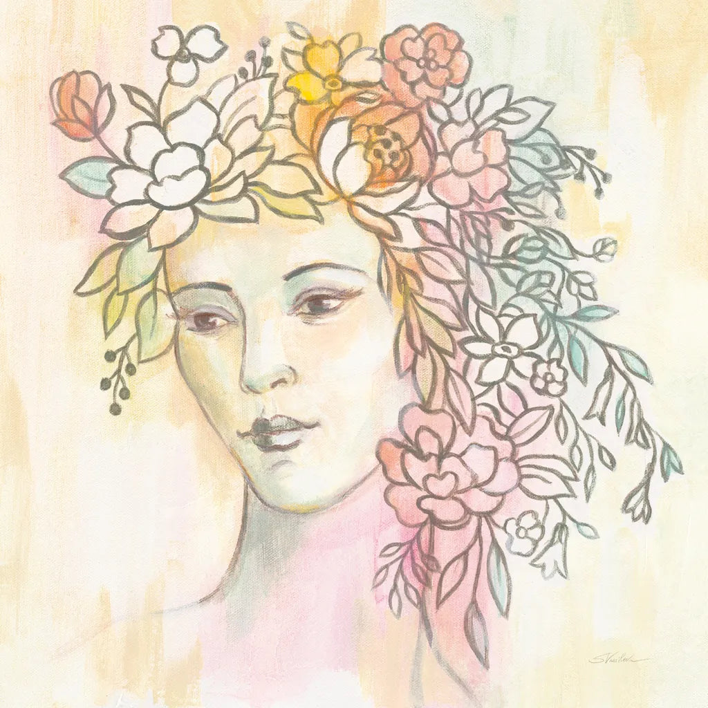 Primavera by Silvia Vassileva. SKU 63906a. Archival Giclee Fine art print for wall decor.