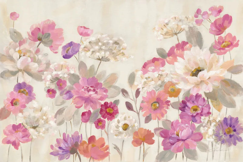 Queen Annes Lace Garden by Silvia Vassileva. SKU 38249i. Archival Giclee Fine art print for wall decor.