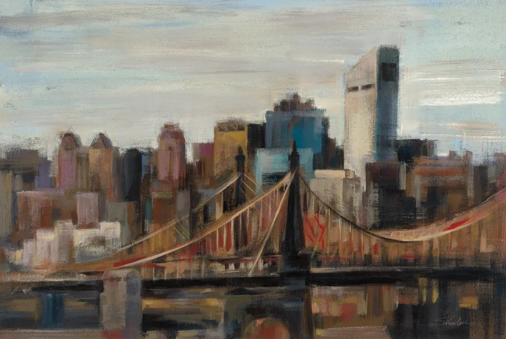 Queensboro Bridge by Silvia Vassileva. SKU 13583i. Archival Giclee Fine art print for wall decor.