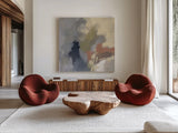 Quiet Moment I by Silvia Vassileva. Shown as extra-large giant wall art in a modern living room. Available as an archival giclee rolled canvas, fine art paper, or poster print. SKU 71195a.