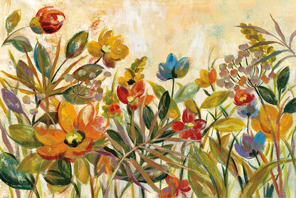 Rain Forest Floral by Silvia Vassileva. SKU 30160i. Archival Giclee Fine art print for wall decor.