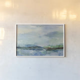 Rain over the Lagoon by Silvia Vassileva. shown as a paper print in a white frame. Available as a archival giclee rolled canvas, fine art paper, or poster print. SKU 97926i.