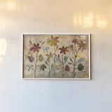 Rainbow Garden by Silvia Vassileva. shown as a paper print in a white frame. Available as a archival giclee rolled canvas, fine art paper, or poster print. SKU 60310i.