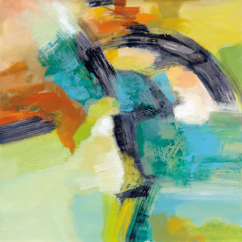 Rainbow on the Asphalt by Silvia Vassileva. SKU 63903a. Archival Giclee Fine art print for wall decor.