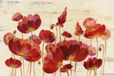 Red Flowers on Marble by Silvia Vassileva. SKU 31703i. Archival Giclee Fine art print for wall decor.